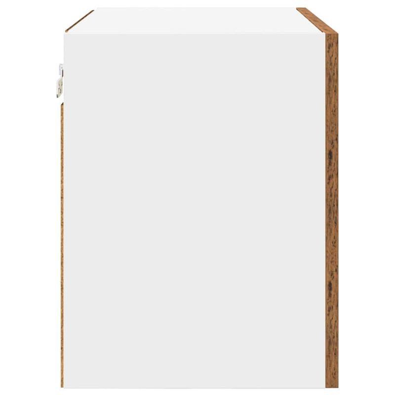 Casa si Gradina - Mobilier - Comode si corpuri - Corpuri bucatarie - Dulap suspendat Riga 2 pcs Lemn vechi si Alb 50 x 31 x 40 cm - Infinity.ro