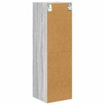 Casa si Gradina - Mobilier - Comode si corpuri - Corpuri bucatarie - Dulap suspendat cu raft Riga Gri Sonoma 30 x 29,5 x 100 cm - Infinity.ro