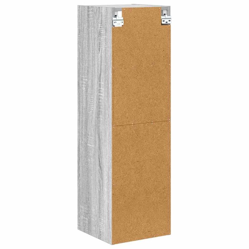 Casa si Gradina - Mobilier - Comode si corpuri - Corpuri bucatarie - Dulap suspendat cu raft Riga Gri Sonoma 30 x 29,5 x 100 cm - Infinity.ro