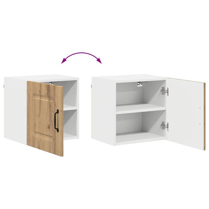 Casa si Gradina - Mobilier - Comode si corpuri - Corpuri bucatarie - Dulap suspendat de bucatarie Stejar Artizanal 40 x 31 x 40 cm - Infinity.ro