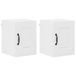 Casa si Gradina - Mobilier - Comode si corpuri - Corpuri bucatarie - Dulap suspendat de bucatarie 2 pcs Alb lucios 30 x 31 x 40 cm - Infinity.ro