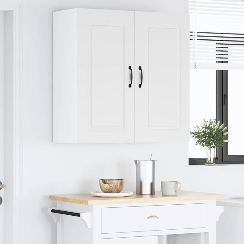 Casa si Gradina - Mobilier - Comode si corpuri - Corpuri bucatarie - Dulap suspendat de bucatarie Alb 80 x 31 x 80 cm Lemn compozit - Infinity.ro