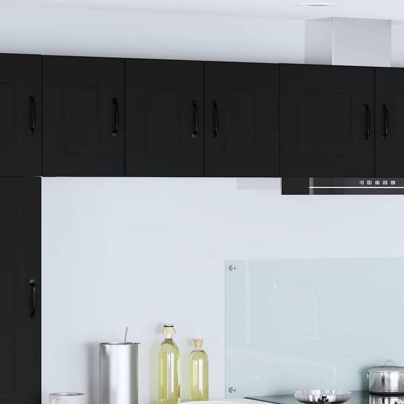 Casa si Gradina - Mobilier - Comode si corpuri - Corpuri bucatarie - Dulap suspendat de bucatarie cu raft Negru 30 x 31 x 40 cm - Infinity.ro