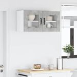 Casa si Gradina - Mobilier - Comode si corpuri - Corpuri bucatarie - Dulap suspendat de bucatarie Gri din beton 40 x 31 x 40 cm - Infinity.ro