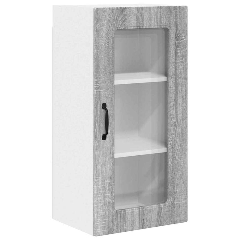 Casa si Gradina - Mobilier - Comode si corpuri - Corpuri bucatarie - Dulap suspendat de bucatarie 2 pcs Gri Sonoma 40 x 31 x 80 cm - Infinity.ro