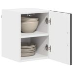 Casa si Gradina - Mobilier - Comode si corpuri - Corpuri bucatarie - Dulap suspendat de bucatarie cu raft Negru 30 x 31 x 40 cm - Infinity.ro