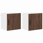 Casa si Gradina - Mobilier - Comode si corpuri - Corpuri bucatarie - Dulap suspendat de bucatarie cu raft cu usa 2 pcs Stejar inchis - Infinity.ro