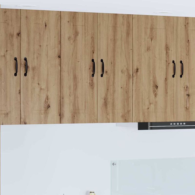 Casa si Gradina - Mobilier - Comode si corpuri - Corpuri bucatarie - Dulap suspendat de bucatarie cu raft 2 pcs Stejar Artizanal - Infinity.ro