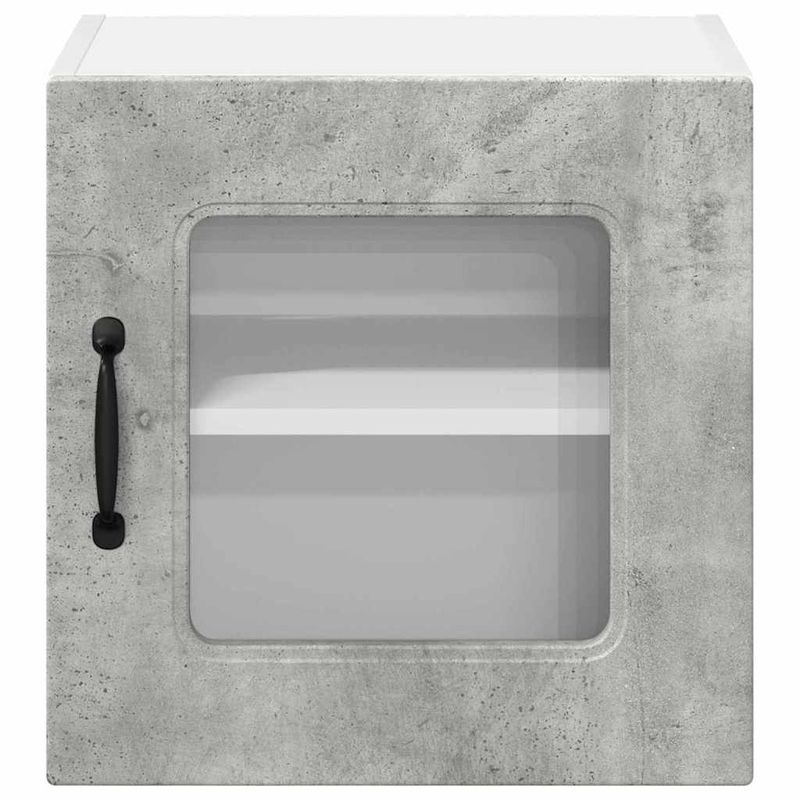 Casa si Gradina - Mobilier - Comode si corpuri - Corpuri bucatarie - Dulap suspendat de bucatarie Gri din beton 40 x 31 x 40 cm - Infinity.ro
