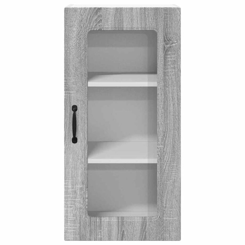 Casa si Gradina - Mobilier - Comode si corpuri - Corpuri bucatarie - Dulap suspendat de bucatarie 2 pcs Gri Sonoma 40 x 31 x 80 cm - Infinity.ro
