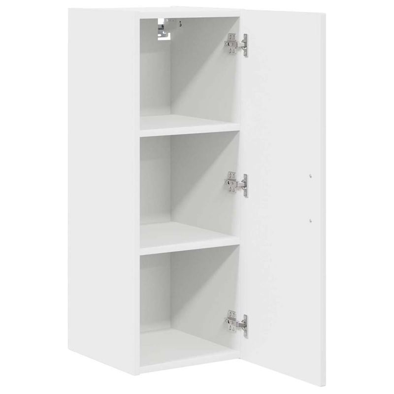 Casa si Gradina - Mobilier - Comode si corpuri - Corpuri bucatarie - Dulap suspendat de bucatarie cu raft Alb lucios 30 x 31 x 80 cm - Infinity.ro