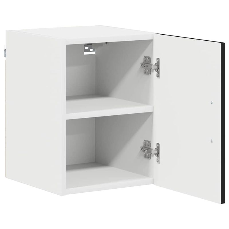 Casa si Gradina - Mobilier - Comode si corpuri - Corpuri bucatarie - Dulap suspendat de bucatarie cu raft Negru 30 x 31 x 40 cm - Infinity.ro