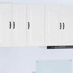 Casa si Gradina - Mobilier - Comode si corpuri - Corpuri bucatarie - Dulap suspendat de bucatarie cu raft Alb lucios 40 x 31 x 80 cm - Infinity.ro