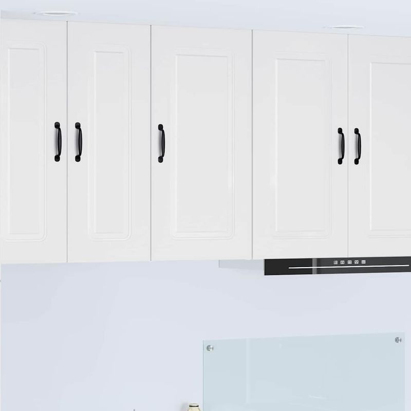 Casa si Gradina - Mobilier - Comode si corpuri - Corpuri bucatarie - Dulap suspendat de bucatarie cu raft Alb lucios 40 x 31 x 80 cm - Infinity.ro