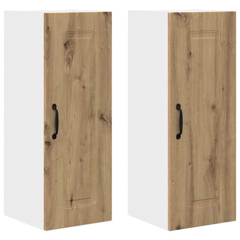 Casa si Gradina - Mobilier - Comode si corpuri - Corpuri bucatarie - Dulap suspendat de bucatarie cu raft 2 pcs Stejar Artizanal - Infinity.ro