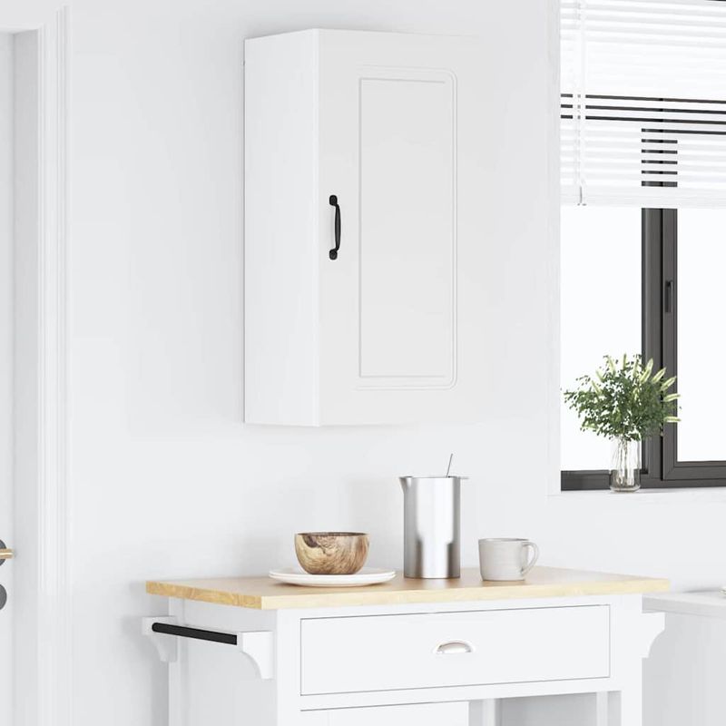 Casa si Gradina - Mobilier - Comode si corpuri - Corpuri bucatarie - Dulap suspendat de bucatarie Alb 40 x 31 x 80 cm Lemn compozit - Infinity.ro