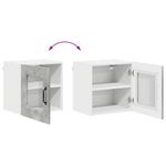 Casa si Gradina - Mobilier - Comode si corpuri - Corpuri bucatarie - Dulap suspendat de bucatarie Gri din beton 40 x 31 x 40 cm - Infinity.ro