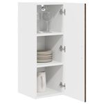 Casa si Gradina - Mobilier - Comode si corpuri - Corpuri bucatarie - Dulap suspendat de bucatarie cu raft cu usa 2 pcs Stejar inchis - Infinity.ro