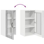 Casa si Gradina - Mobilier - Comode si corpuri - Corpuri bucatarie - Dulap suspendat de bucatarie 2 pcs Gri Sonoma 40 x 31 x 80 cm - Infinity.ro