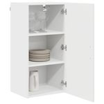 Casa si Gradina - Mobilier - Comode si corpuri - Corpuri bucatarie - Dulap suspendat de bucatarie cu raft Alb lucios 40 x 31 x 80 cm - Infinity.ro