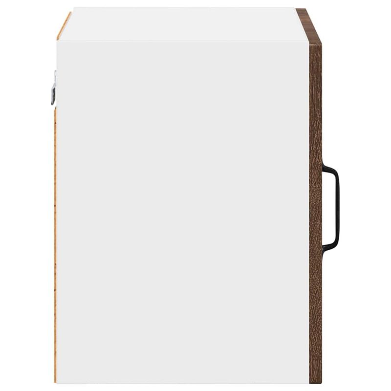 Casa si Gradina - Mobilier - Comode si corpuri - Corpuri bucatarie - Dulap suspendat de bucatarie cu raft cu usa 2 pcs Stejar inchis - Infinity.ro