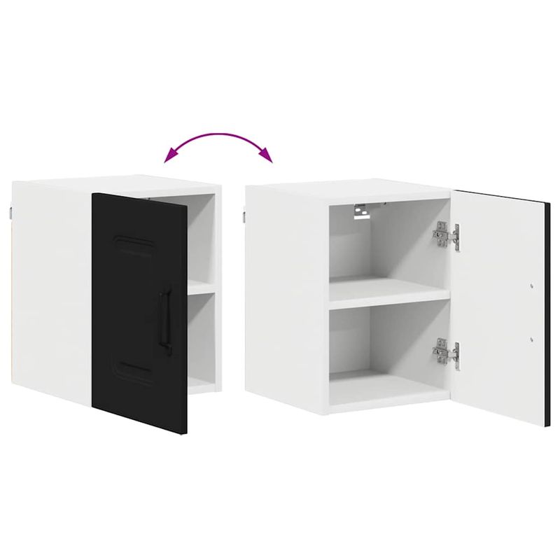 Casa si Gradina - Mobilier - Comode si corpuri - Corpuri bucatarie - Dulap suspendat de bucatarie cu raft Negru 30 x 31 x 40 cm - Infinity.ro