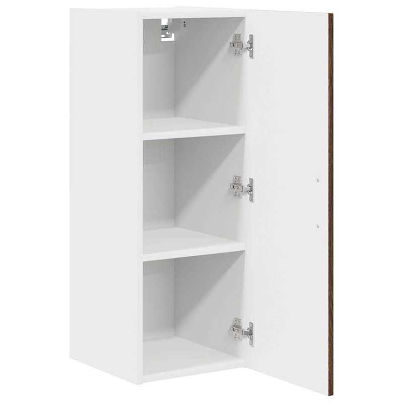 Casa si Gradina - Mobilier - Comode si corpuri - Corpuri bucatarie - Dulap suspendat de bucatarie cu raft cu usa 2 pcs Stejar inchis - Infinity.ro