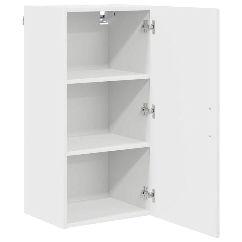 Casa si Gradina - Mobilier - Comode si corpuri - Corpuri bucatarie - Dulap suspendat de bucatarie cu raft Alb lucios 40 x 31 x 80 cm - Infinity.ro