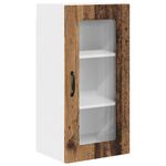 Casa si Gradina - Mobilier - Comode si corpuri - Corpuri bucatarie - Dulap suspendat de bucatarie 2 pcs Lemn Vechi 40 x 31 x 80 cm - Infinity.ro
