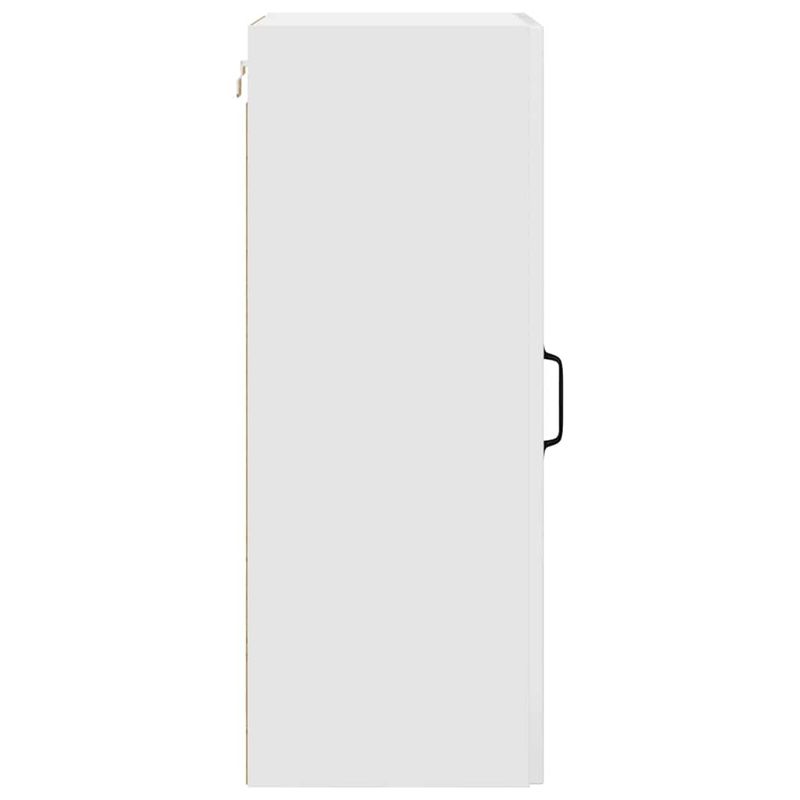 Casa si Gradina - Mobilier - Comode si corpuri - Corpuri bucatarie - Dulap suspendat de bucatarie cu raft Alb lucios 40 x 31 x 80 cm - Infinity.ro