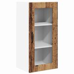 Casa si Gradina - Mobilier - Comode si corpuri - Corpuri bucatarie - Dulap suspendat de bucatarie cu raft Lemn Vechi 40 x 31 x 80 cm - Infinity.ro