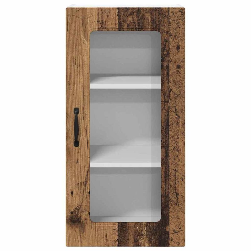 Casa si Gradina - Mobilier - Comode si corpuri - Corpuri bucatarie - Dulap suspendat de bucatarie 2 pcs Lemn Vechi 40 x 31 x 80 cm - Infinity.ro