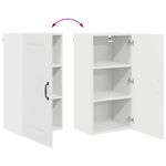 Casa si Gradina - Mobilier - Comode si corpuri - Corpuri bucatarie - Dulap suspendat de bucatarie cu raft Alb lucios 40 x 31 x 80 cm - Infinity.ro