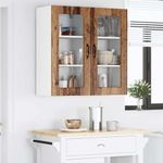 Casa si Gradina - Mobilier - Comode si corpuri - Corpuri bucatarie - Dulap suspendat de bucatarie cu raft Lemn Vechi 40 x 31 x 80 cm - Infinity.ro
