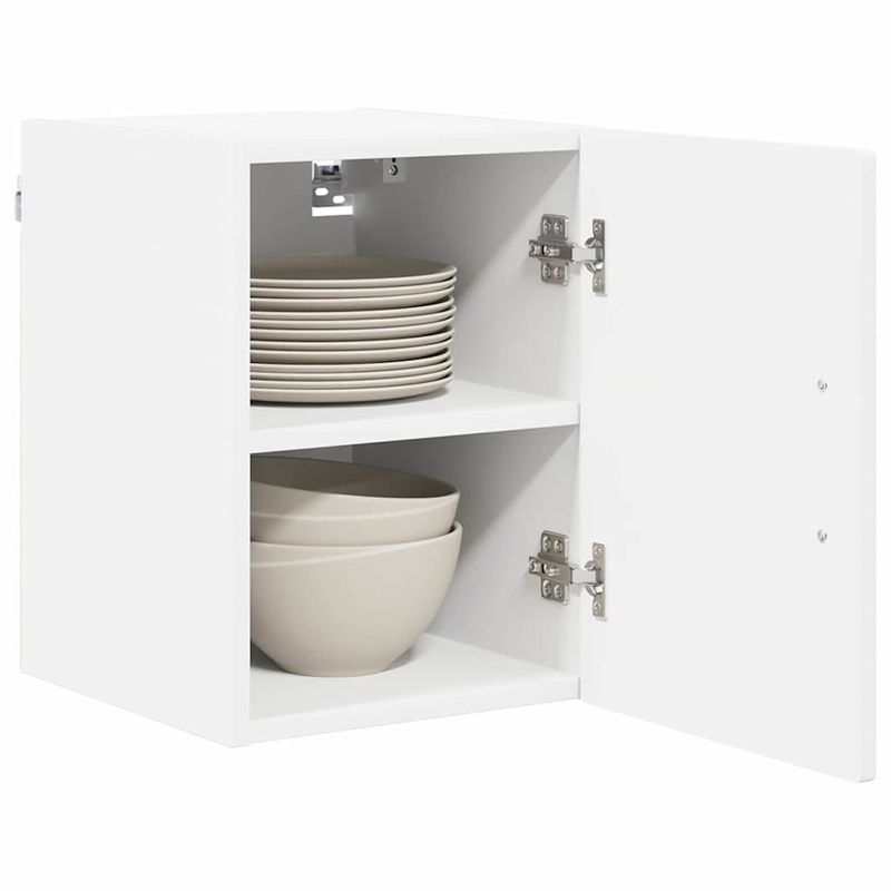 Casa si Gradina - Mobilier - Comode si corpuri - Corpuri bucatarie - Dulap suspendat de bucatarie cu raft 2 pcs Alb 30 x 31 x 40 cm - Infinity.ro