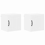 Casa si Gradina - Mobilier - Comode si corpuri - Corpuri bucatarie - Dulap suspendat de bucatarie cu raft 2 pcs Alb 40 x 31 x 40 cm - Infinity.ro
