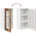 Casa si Gradina - Mobilier - Comode si corpuri - Corpuri bucatarie - Dulap suspendat de bucatarie 2 pcs Lemn Vechi 40 x 31 x 80 cm - Infinity.ro