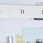 Casa si Gradina - Mobilier - Comode si corpuri - Corpuri bucatarie - Dulap suspendat de bucatarie cu raft 2 pcs Alb 40 x 31 x 40 cm - Infinity.ro