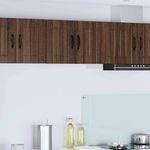 Casa si Gradina - Mobilier - Comode si corpuri - Corpuri bucatarie - Dulap suspendat de bucatarie cu raft 2 pcs Stejar inchis - Infinity.ro