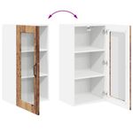 Casa si Gradina - Mobilier - Comode si corpuri - Corpuri bucatarie - Dulap suspendat de bucatarie cu raft Lemn Vechi 40 x 31 x 80 cm - Infinity.ro