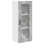 Casa si Gradina - Mobilier - Comode si corpuri - Corpuri bucatarie - Dulap suspendat de bucatarie Gri din beton 40 x 31 x 100 cm - Infinity.ro