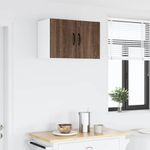 Casa si Gradina - Mobilier - Comode si corpuri - Corpuri bucatarie - Dulap suspendat de bucatarie cu raft 2 pcs Stejar inchis - Infinity.ro