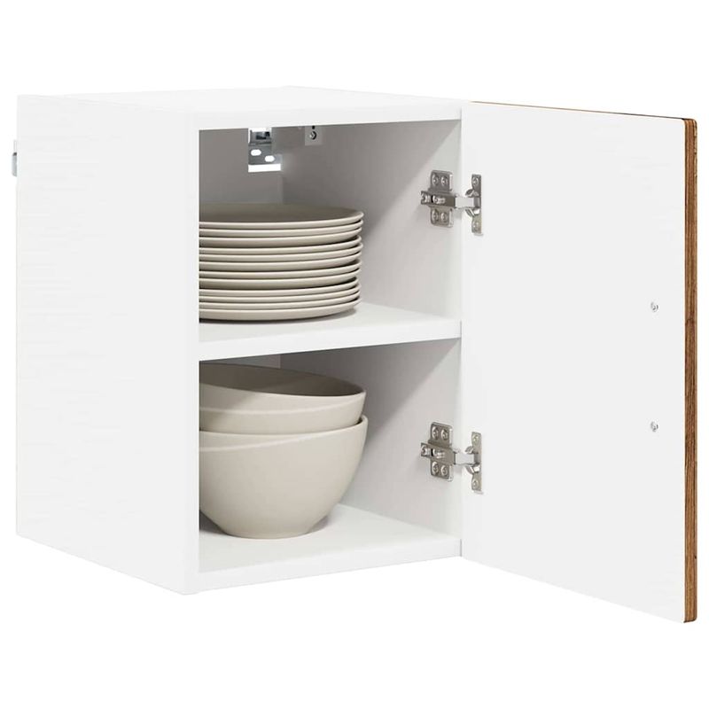 Casa si Gradina - Mobilier - Comode si corpuri - Corpuri bucatarie - Dulap suspendat de bucatarie 2 pcs Lemn Vechi 30 x 31 x 40 cm - Infinity.ro
