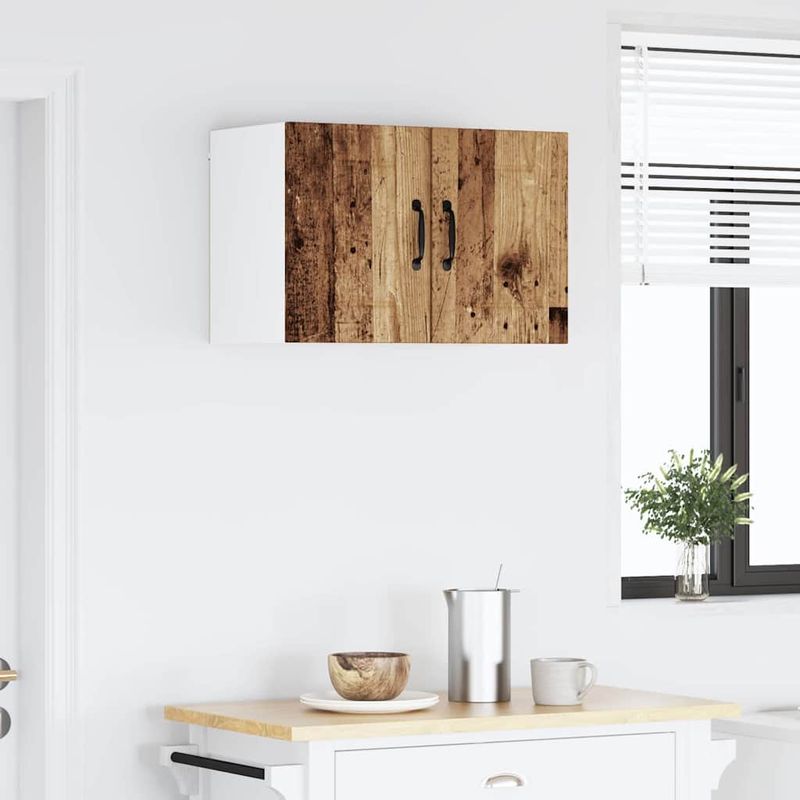 Casa si Gradina - Mobilier - Comode si corpuri - Corpuri bucatarie - Dulap suspendat de bucatarie 2 pcs Lemn Vechi 30 x 31 x 40 cm - Infinity.ro