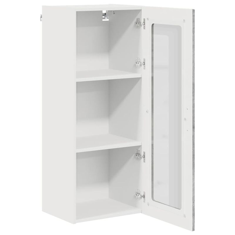 Casa si Gradina - Mobilier - Comode si corpuri - Corpuri bucatarie - Dulap suspendat de bucatarie Gri din beton 40 x 31 x 100 cm - Infinity.ro