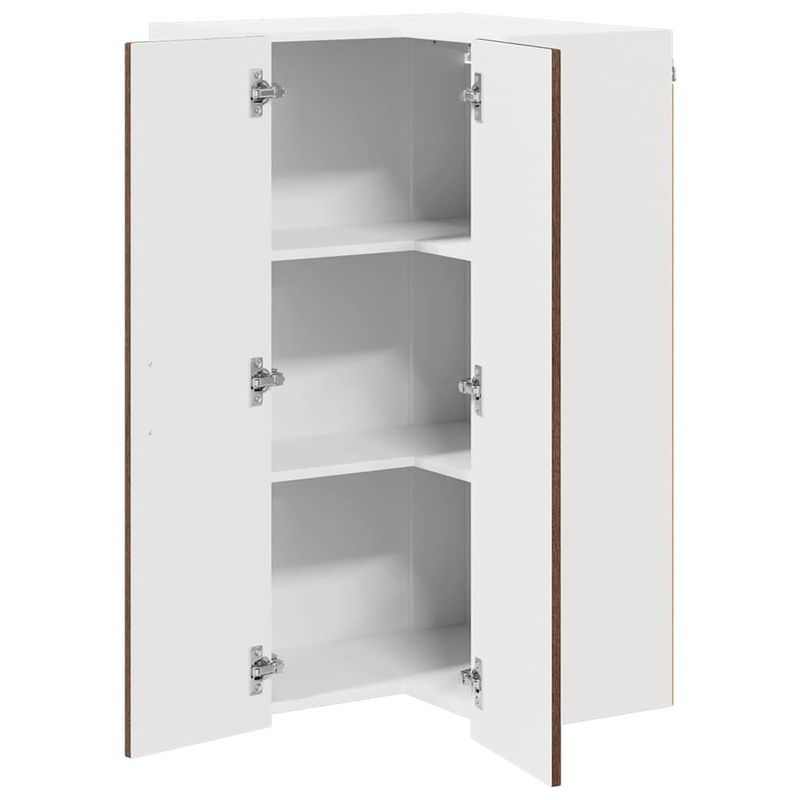 Casa si Gradina - Mobilier - Comode si corpuri - Corpuri bucatarie - Dulap suspendat de bucatarie Stejar inchis 57 x 57 x 100 cm - Infinity.ro