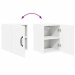 Casa si Gradina - Mobilier - Comode si corpuri - Corpuri bucatarie - Dulap suspendat de bucatarie cu raft 2 pcs Alb 30 x 31 x 40 cm - Infinity.ro