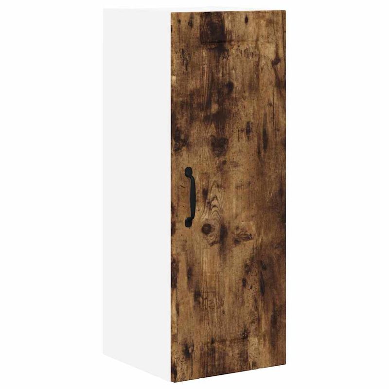 Casa si Gradina - Mobilier - Comode si corpuri - Corpuri bucatarie - Dulap suspendat de bucatarie cu raft 2 pcs Stejar fumuriu - Infinity.ro