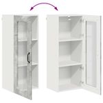 Casa si Gradina - Mobilier - Comode si corpuri - Corpuri bucatarie - Dulap suspendat de bucatarie Gri din beton 40 x 31 x 100 cm - Infinity.ro