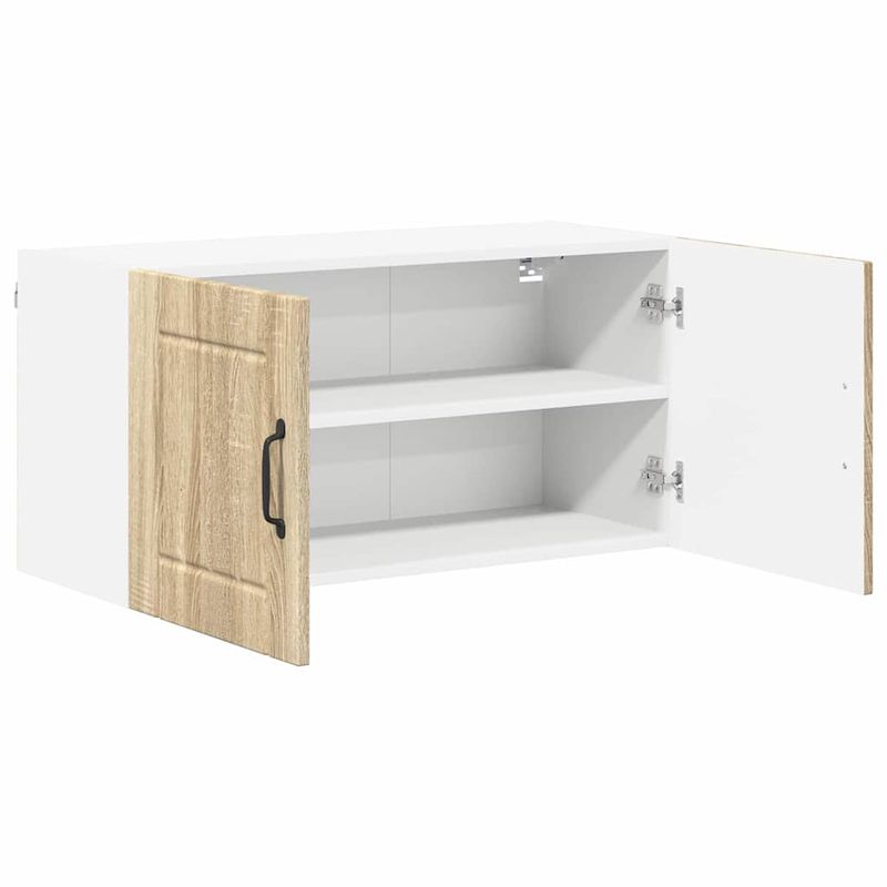 Casa si Gradina - Mobilier - Comode si corpuri - Corpuri bucatarie - Dulap suspendat de bucatarie Stejar Sonoma 80 x 31 x 40 cm - Infinity.ro